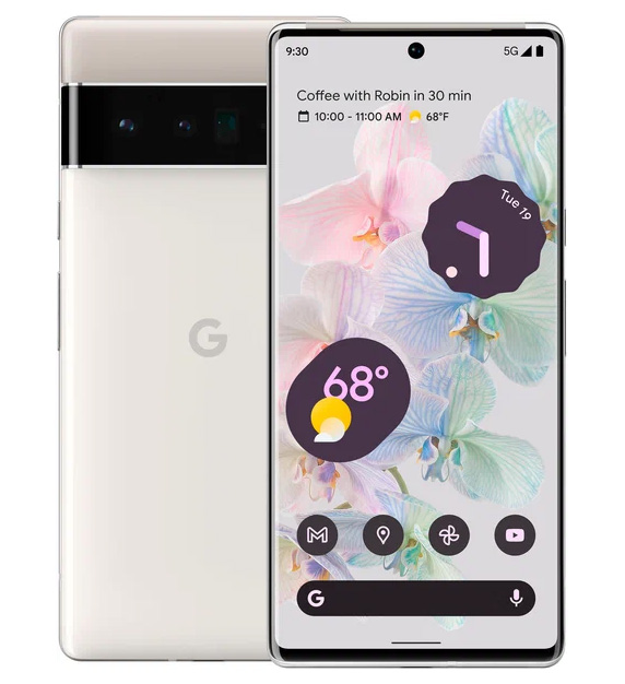 Смартфон Google Pixel 6 Pro 5G 12/128 ГБ, Cloudy White
