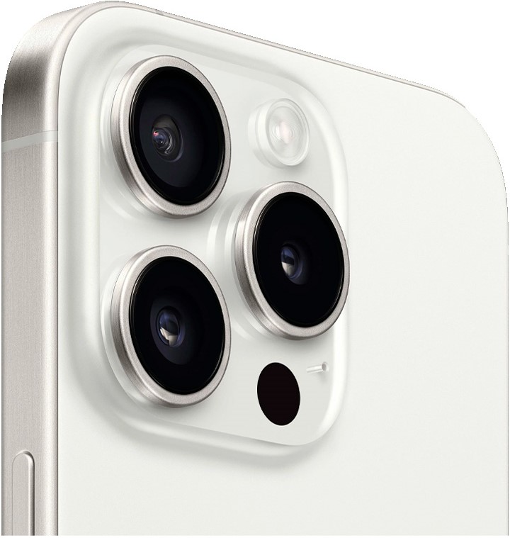 Смартфон Apple iPhone 15 Pro, Dual: nano SIM + eSIM, 128 ГБ, белый титан