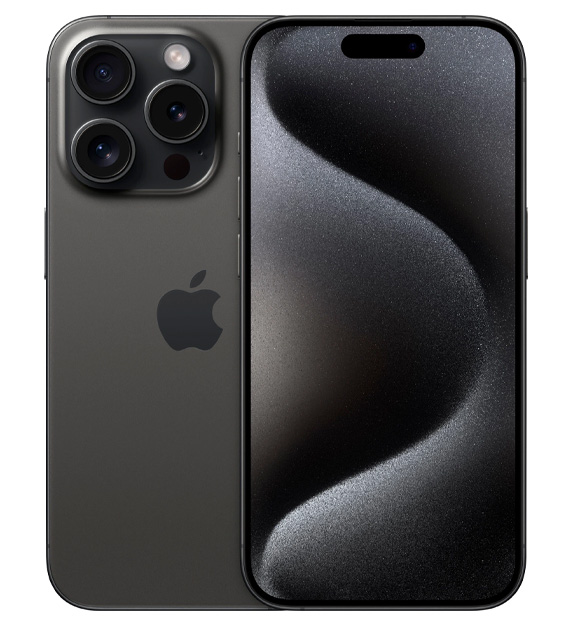 Смартфон Apple iPhone 15 Pro, Dual eSIM, 128 ГБ, черный титан