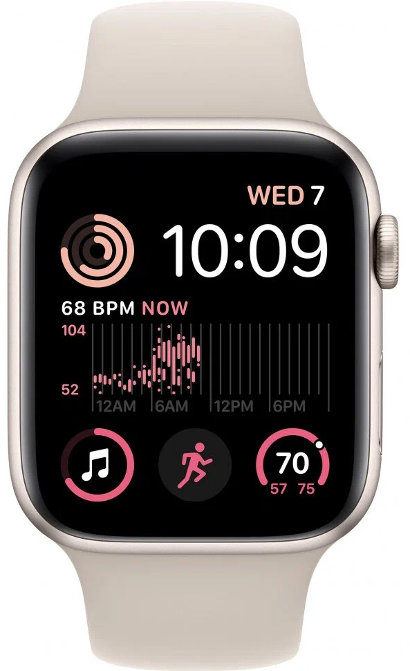 Умные часы Apple Watch SE 2, 44 мм, Starlight