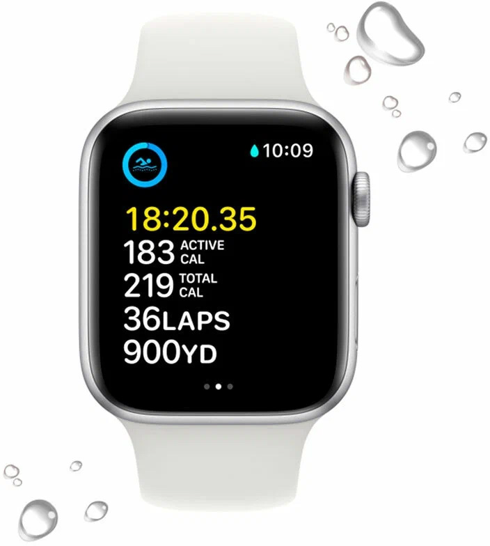 Умные часы Apple Watch SE 2, 44 мм, Silver